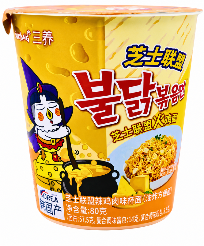 Samyang Buldak Quattro Kaas Ramen Cup 80 g