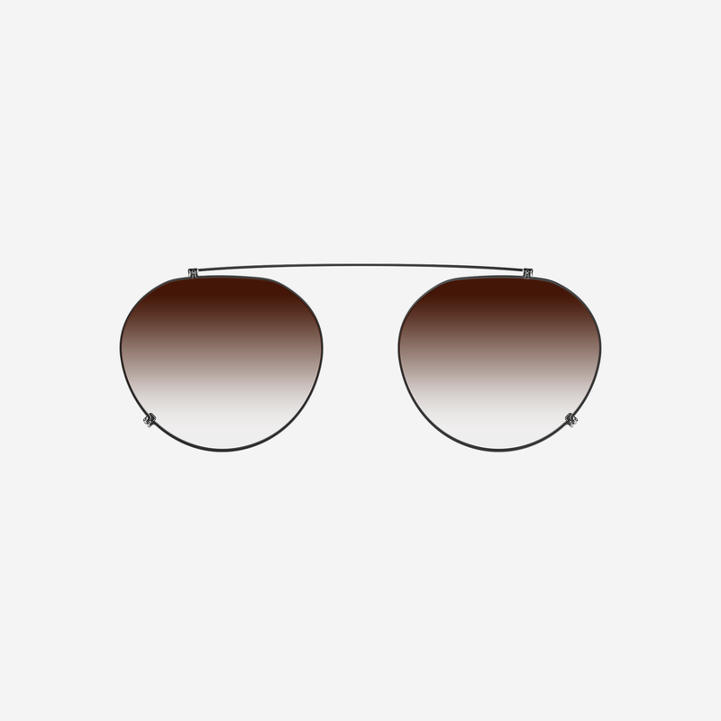 Even Realities - Even G2 A Clip & Pouch Brown (Panto) - Clip-on Sunlens Attach Effortlessly to Your Even G2 Smart Glasses