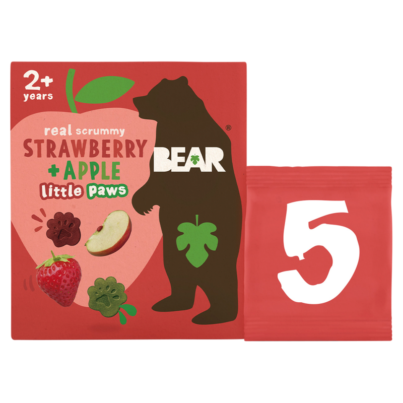 Bear Paws Strawberry Apple 5x20g