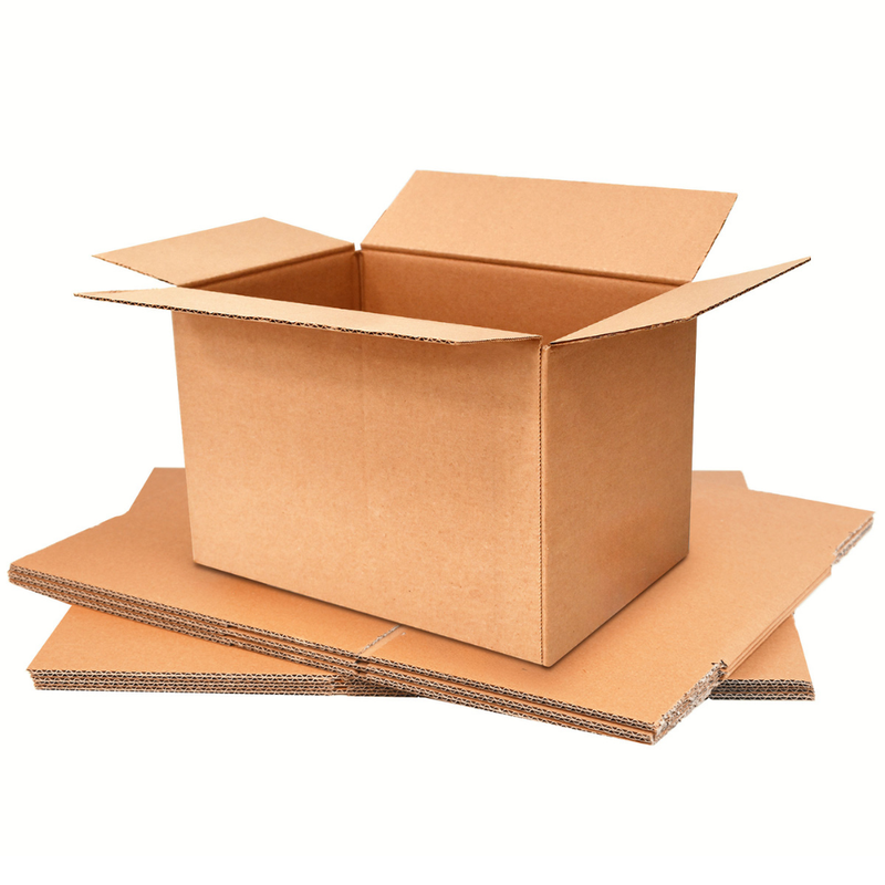 Single Wall Cardboard Boxes 9x6x6" Brown Pack of 25