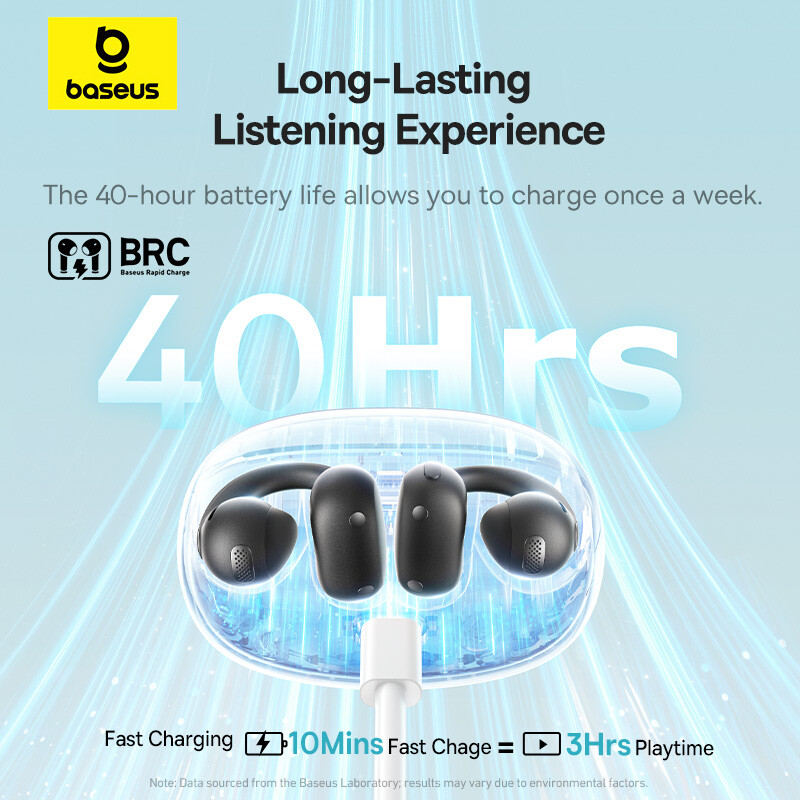 Bowie MC1 Open-Ear TWS Clip Earbuds Cosmic Black