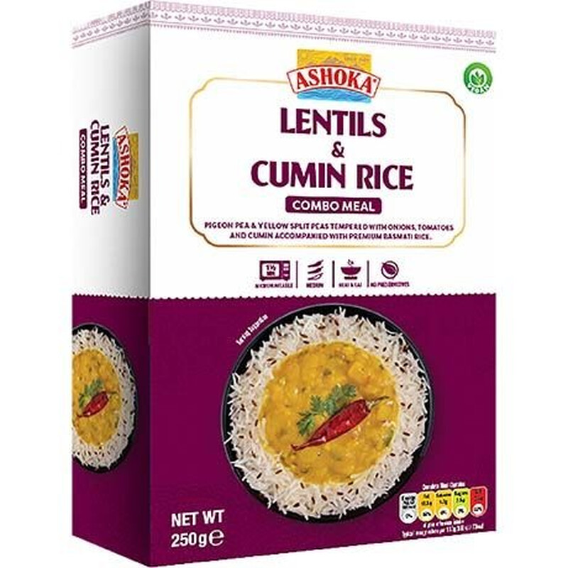 ASHOKA Instant Linzen- en Komijnrijst 250 G