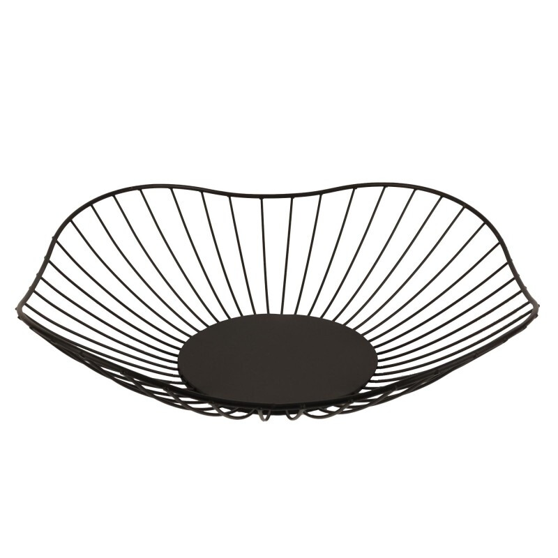 Collapsible Fruit Vegetable Basket Ventilated Storage Organizer Foldable Black