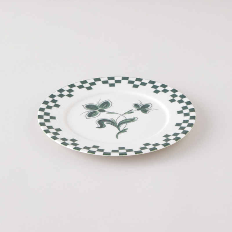 English Home Porzellan-Servierplatte 25 cm Grün