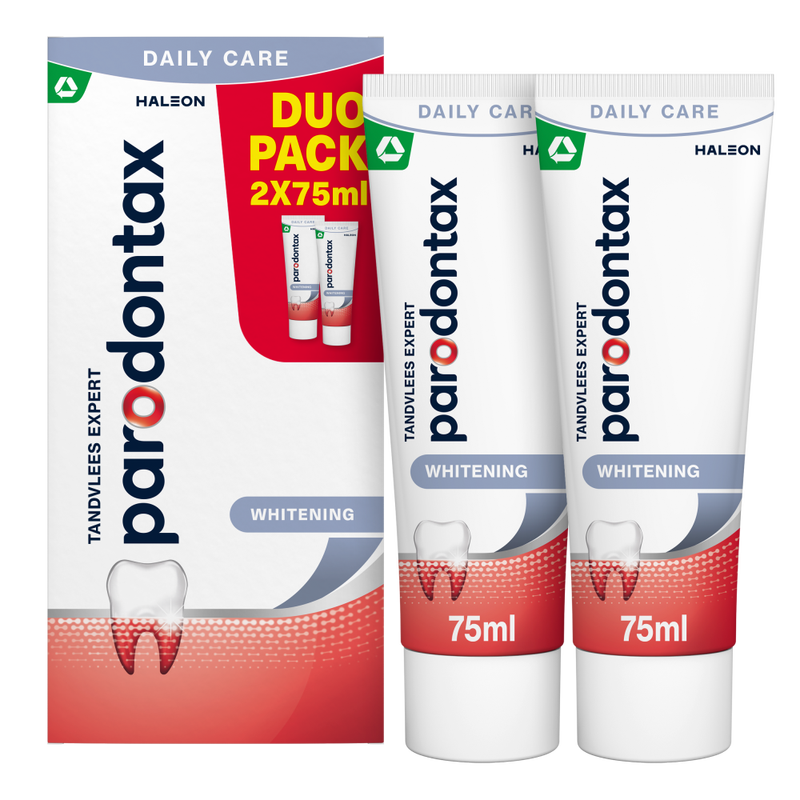 Parodontax Whitening dentifrice duo pack, 2x75ml