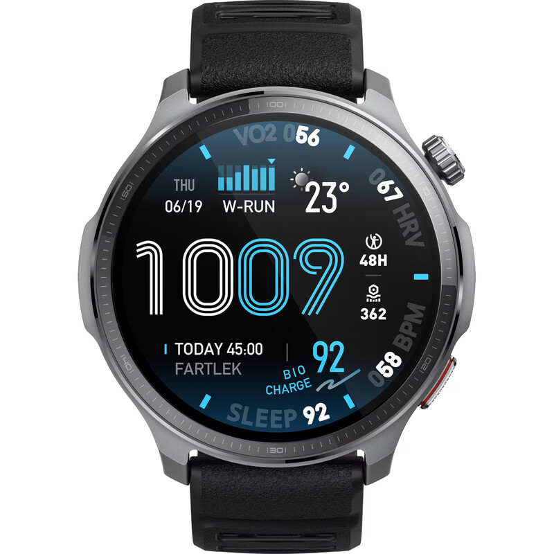 Amazfit W2546GL2N Smartwatch, 1,5-Zoll AMOLED-Display, GPS & NFC, 10 ATM Wasserdicht, 21-Tage-Akku, Gesundheits-Tracker für Blutdruck, Herzfrequenz, Schlaf, Fitness-Sportuhr für Android & iOS