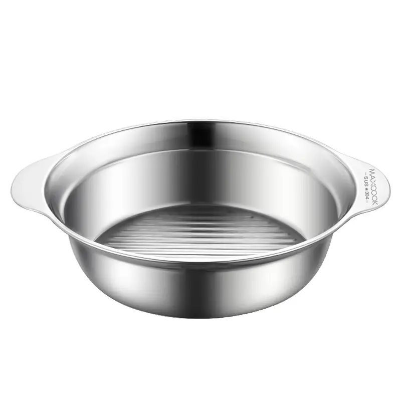 304 Stainless Steel Multipurpose Cooking Bowl - 27CM