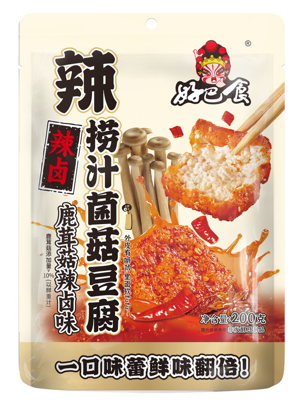 Huiji Tofu with Mixed Mushrooms in Sauce - Black Fungus Spicy Braised 200g