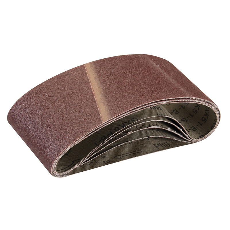 Sanding Belts 75 x 457mm 5pk