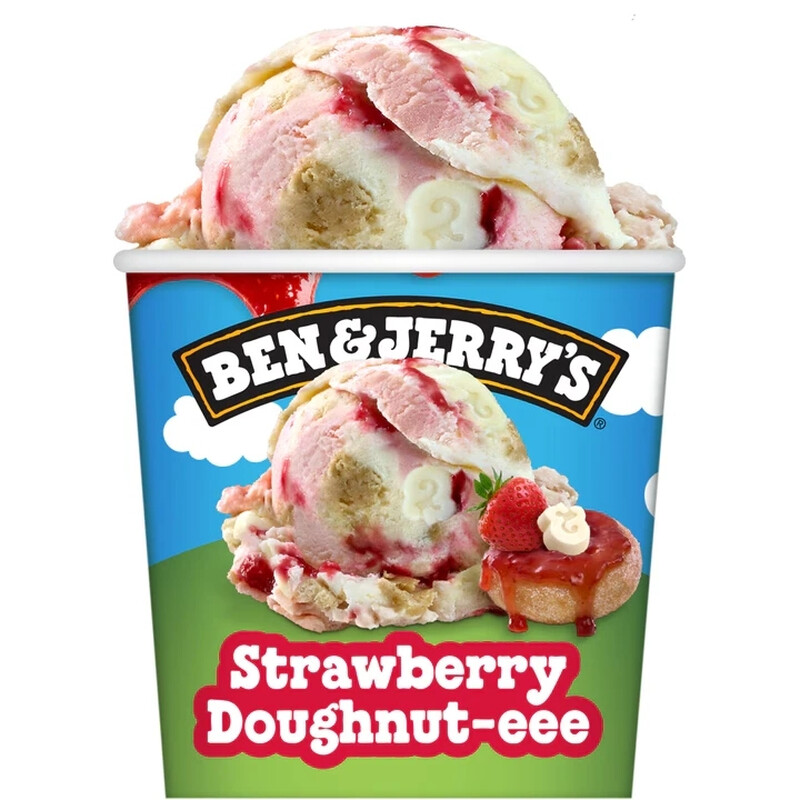 Ben & Jerry's Strawberry Doughnut-eee 393 g