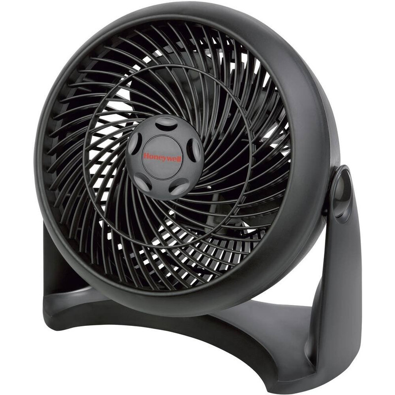 Honeywell Standventilator HT900E – Leistungsstarker 30 W Ventilator für Haushalt und Büro, 26 cm, schwarz, optional wandmontierbar