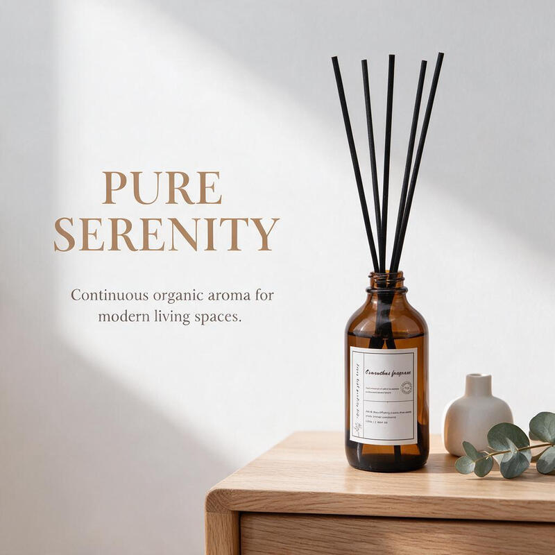 Slim flesje reed-diffuser, Witte perzik oolong, 120 ml, 1 stuk