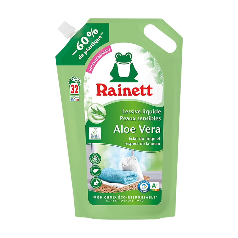 Lessive Liquide Peaux Sensibles Aloe Vera Rainett La Recharge De - vue 2