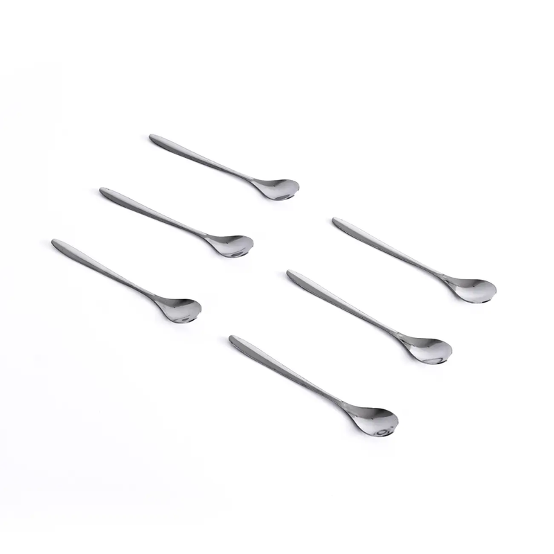 Latte Spoon NoirSteel Series set 6pcs