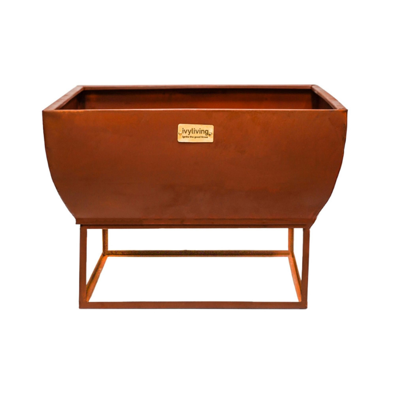 Ivyline Outdoor Windermere Fire Pit Rust Iron H36cm W50cm