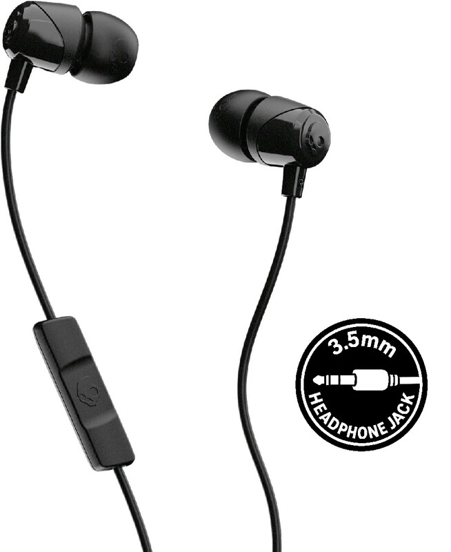 Jib In Ear Earphones with Microphone, 3.5mm jack - Black