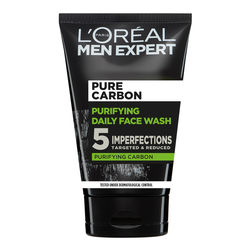 L'Oreal Paris Men Expert Pure Carbon Purifying Daily Face Wash Cleanser 100ml