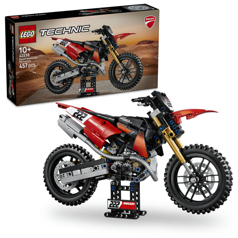 LEGO Technic 42238 Ducati Desmo450 MX Factory Motorcycle