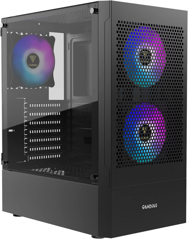 Gamdias Talos E3 MESH GAMING Miditower Schwarz