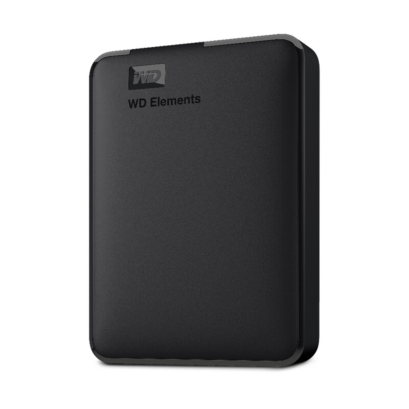 WD 2TB Elements Portable External Hard Drive, USB 3.0 - Formatted for PC and Mac, Black