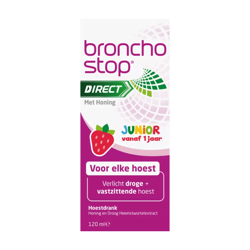 Bronchostop Direct Met Honing Junior 120 ML