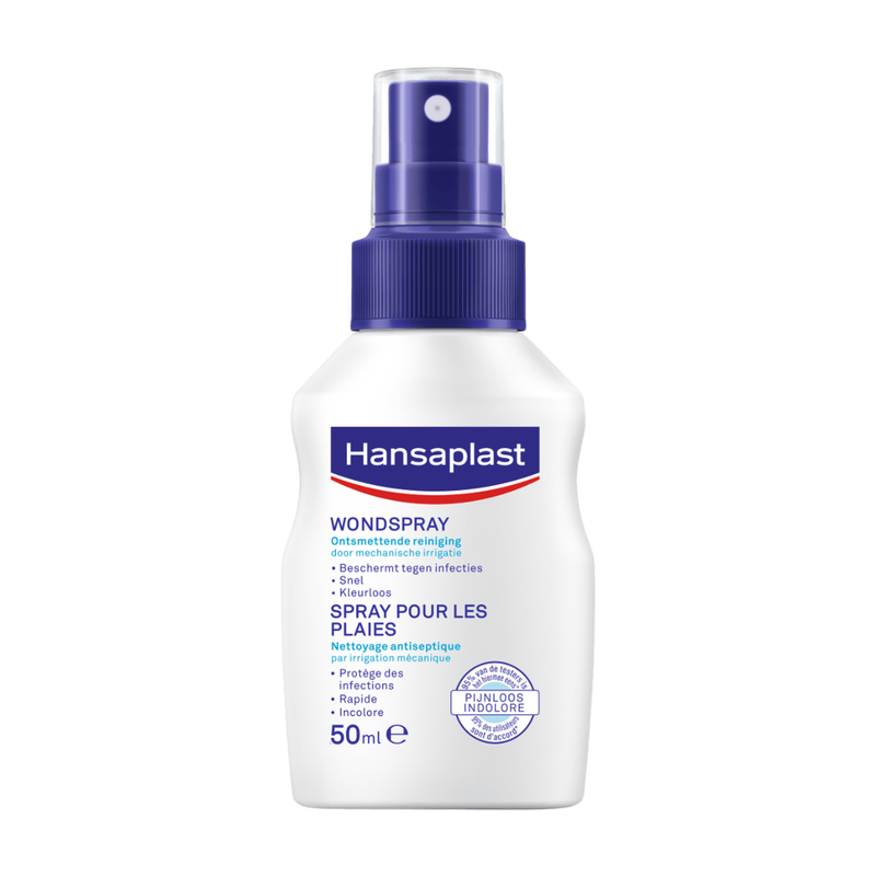 Hansaplast Wondspray - Wondreiniging - Wondontsmetting - 50 ml