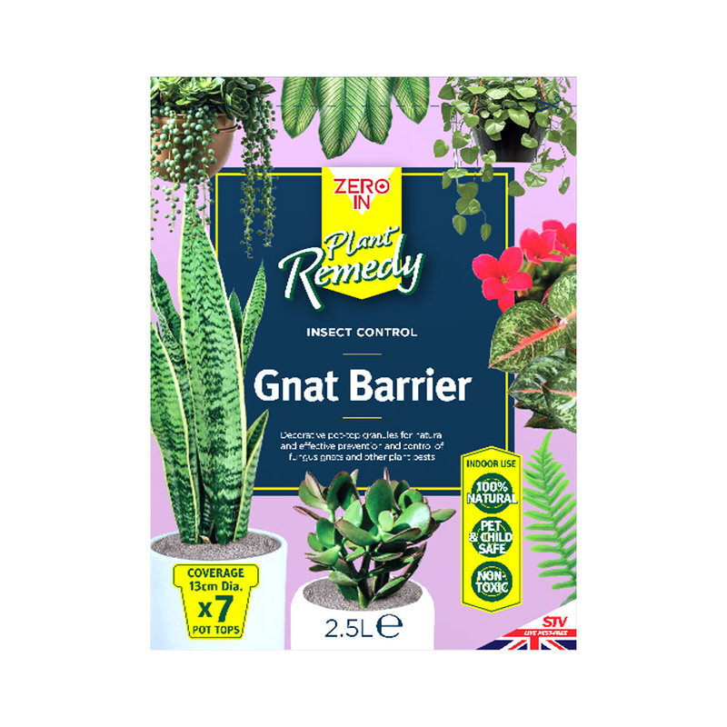 Zero In Gnat Barrier Granules Indoor Housplants 2.5L