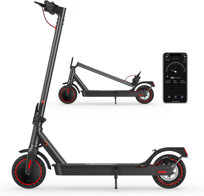 i9 Electric Scooter, Electric Scooters Adult with 8.5 Inch Honeycomb Solid Tire, 30km