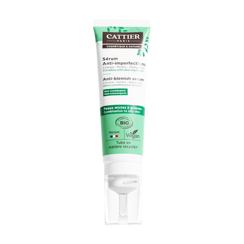 Soin Visage Dermo Sérum Anti Imperfections Peaux Mixtes À Grasses Bio Cattier Le Flacon De 30ml - vue 2