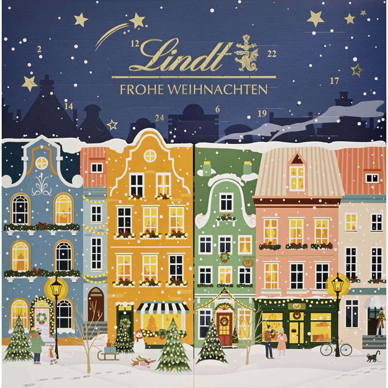 Lindt Winterhäuser Schokolade Adventskalender 153 g