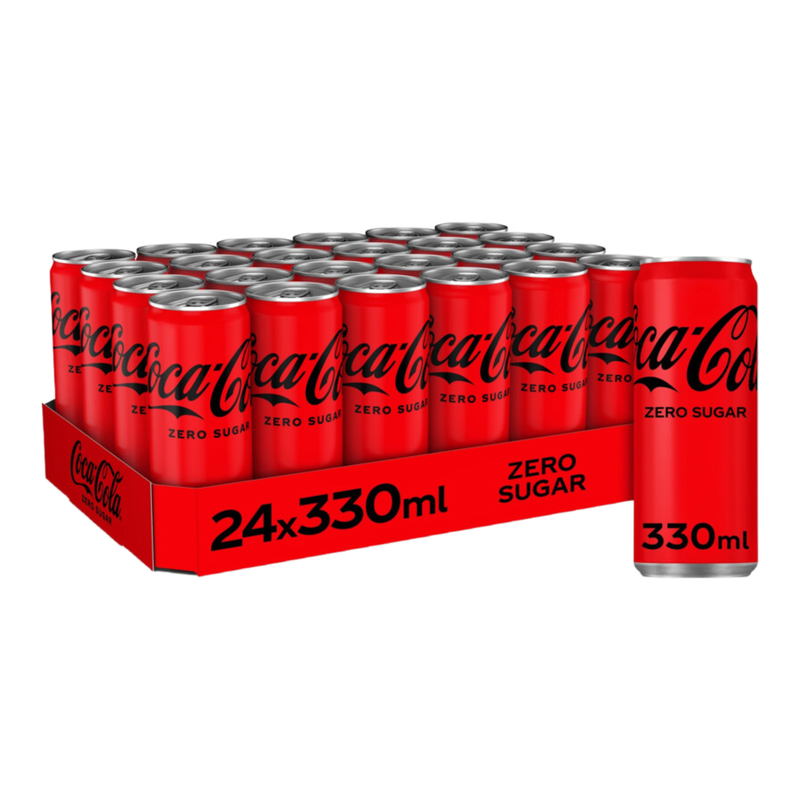 Coca-Cola Zero Sugar Frisdrank - 24 x 330 ml