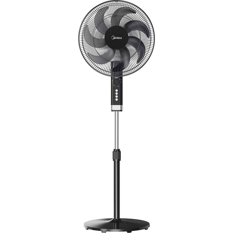 Midea Kühlventilator Standgerät FS40-23MT | 3 Geschwindigkeitsstufen | 50 W | Schwarz | Für ein angenehmes Raumklima