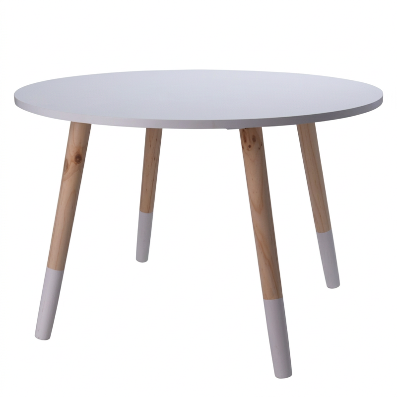 H&S Collection Holztisch für Kinder 60 x 41 cm Zweifarbiges Design zum Spielen und Lernen