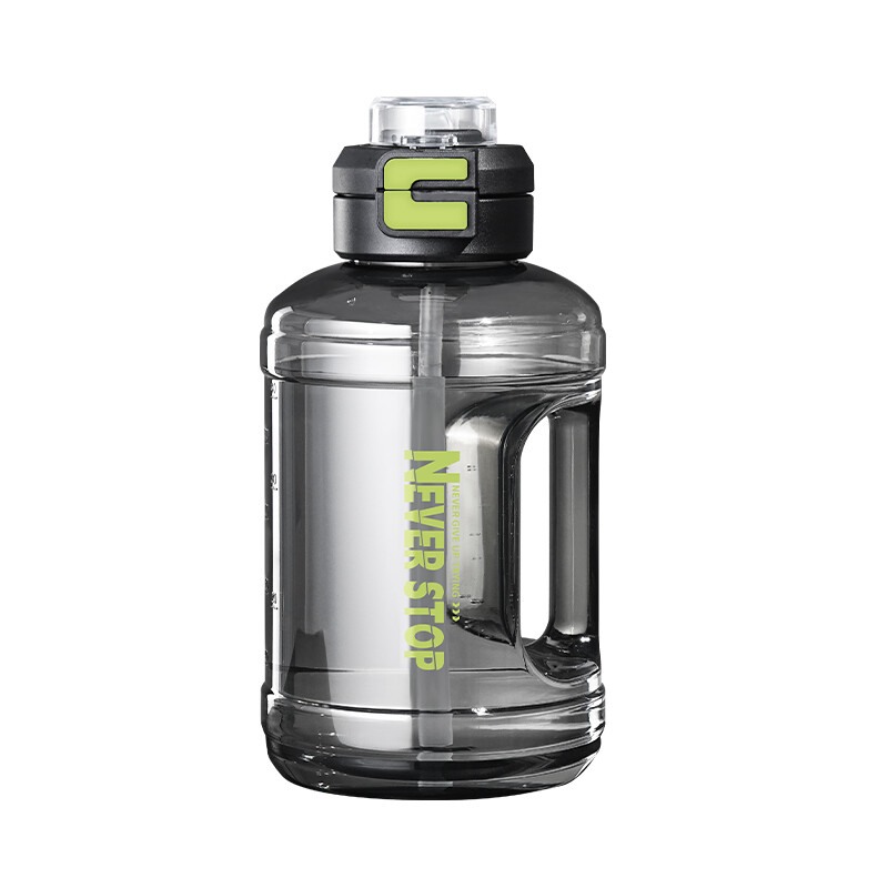 BUFFi5 JOY Sport-Trinkkanne 1600 ml für Kunststoffgetränke, Schwarz