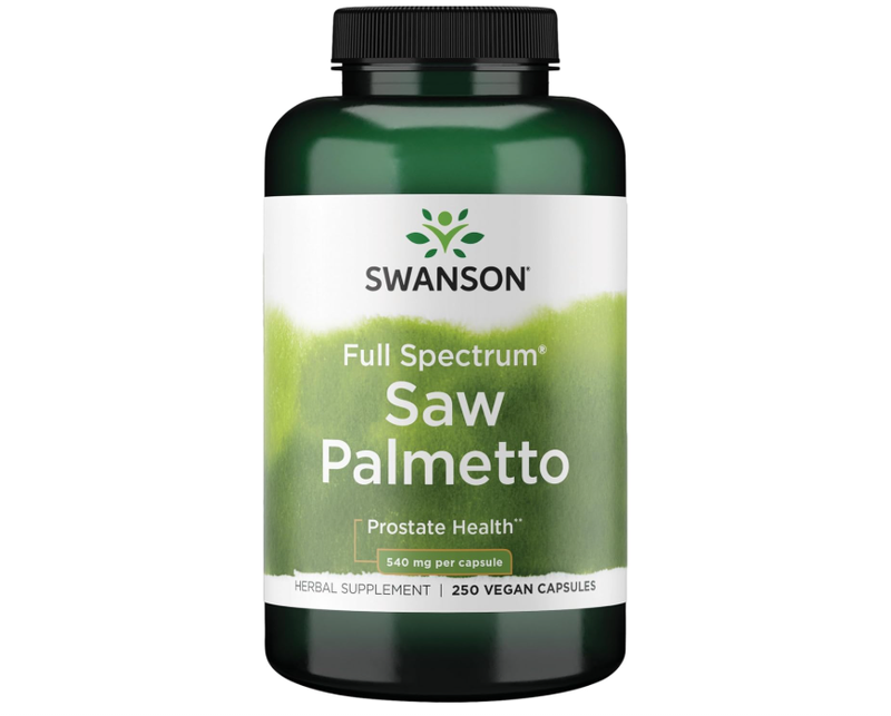 Swanson Saw Palmetto Prostate 540Mg Capsules - 250 Capsules