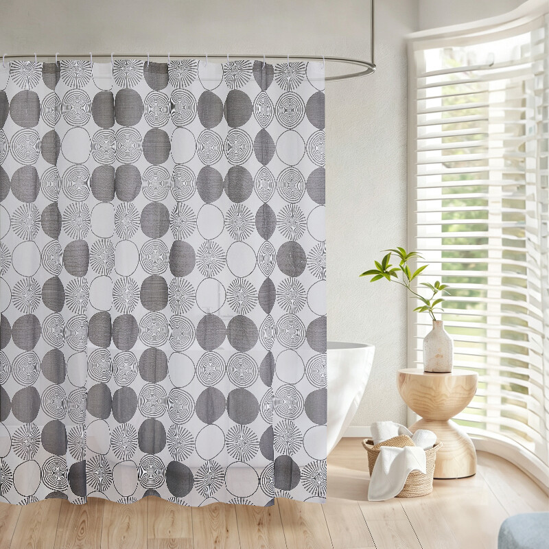 MEROPE PEVA bedrukte douchegordijn 180x180cm Mila 1-pack