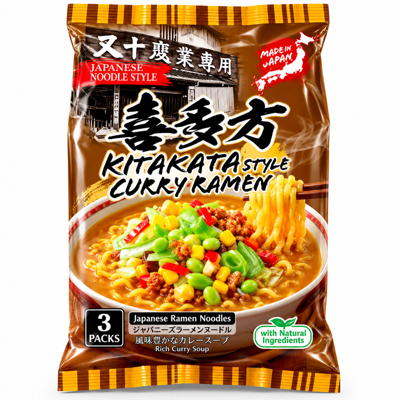 IRAGASHI SEIMEN Plantaardige Curry Ramen 107 g