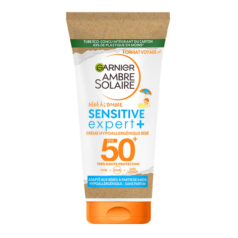 Garnier Ambre Solaire Creme Protectrice Bébé A 'ombe Sensitive Expert+ Fps 50+ 50 Ml