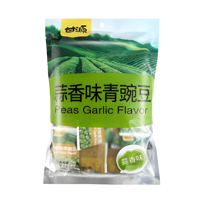 Ganyuan Grüne Erbsen (Knoblauch-Geschmack) 285G