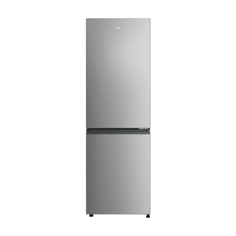 Haier HDPR1618ANPK Vrijstaande koelvriescombinatie – 355 L capaciteit – No Frost-technologie – Energieklasse A – Inox afwerking