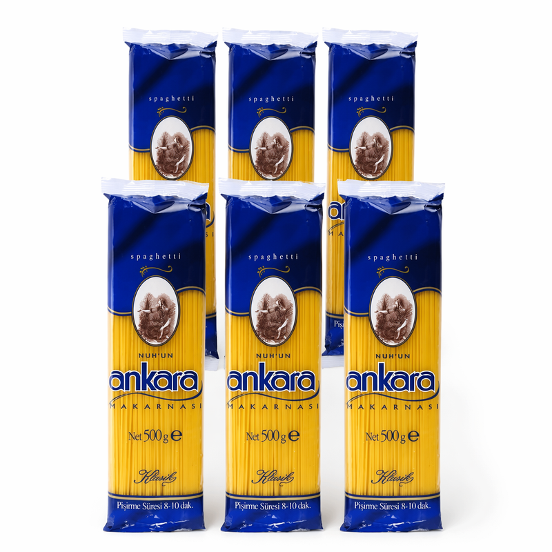 Ankara Makarna Spaghetti 500 g x 6