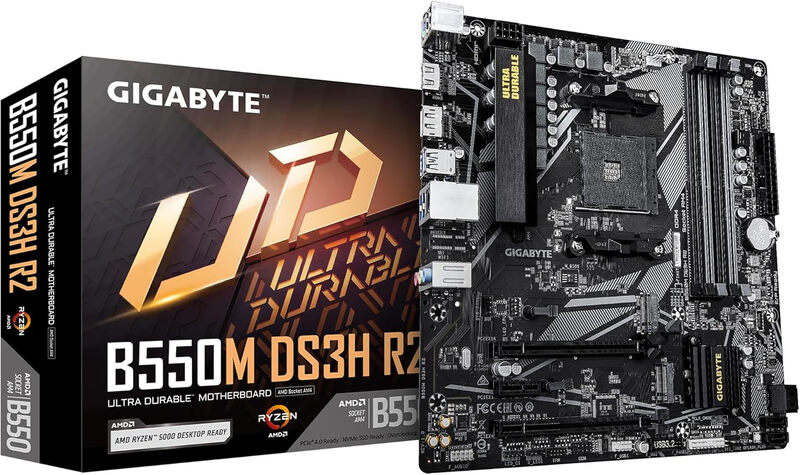 GIGABYTE B550M DS3H R2 Carte mère