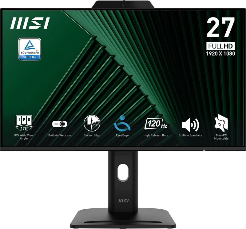 MSI PRO MP272PMG Computerbildschirm 68,6 cm (27") 1920 x 1080 Pixel Full HD LCD Schwarz