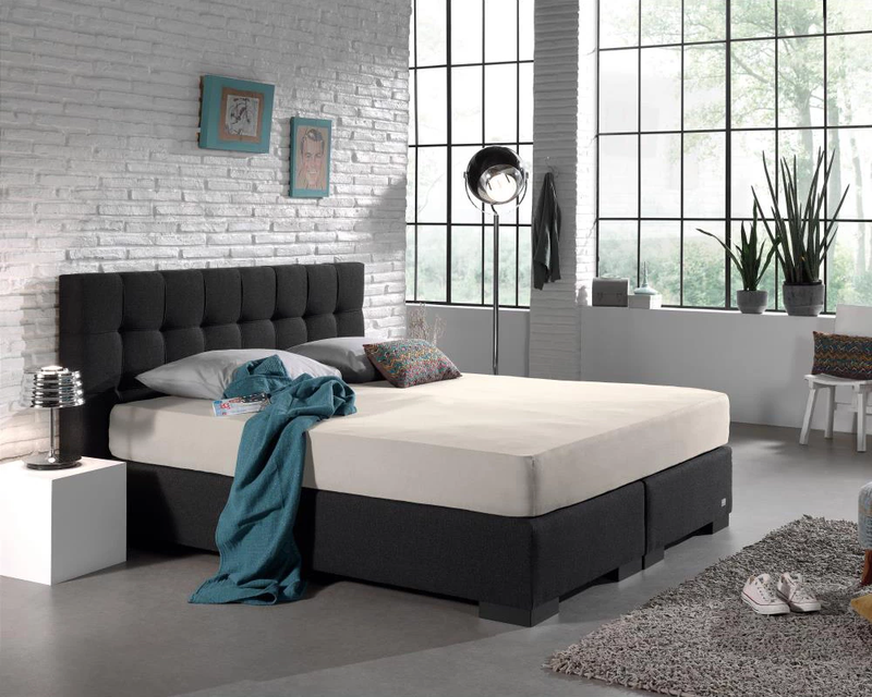 Dreamhouse Jersey Stretch Hoeslaken – 190/200 x 200/220 – 100% Katoen – Crème