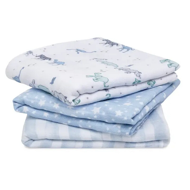 ™ Boutique Cotton Muslin Squares 3 Pack Rising Star