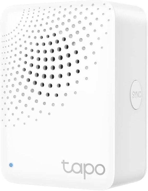 Tapo Smart Hub mit Tapo H100 Türklingel, für Tapo Sensoren/Schalter, verbindet bis zu 64 Smart-Geräte, 19 Klingeltöne, nicht kompatibel mit Kasa KE100