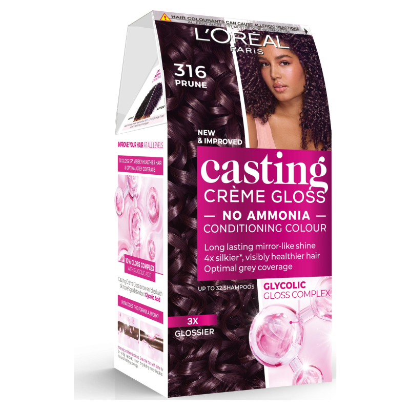 L'oréal Paris L'oréal Casting Creme Gloss 316 Plum Brown Semi Permanent Hair Dye