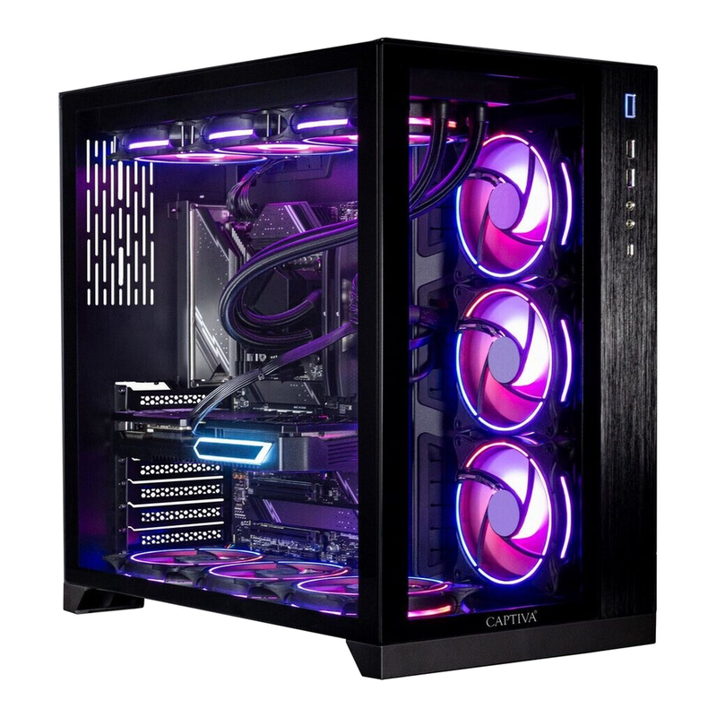 Captiva Highend-Gaming-PC R90-463 R7 7800 × 3D 64 GB/2 TB SSD RTX 5070Ti Win 11