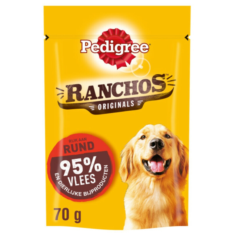 Pedigree honden vleessnacks rundsmaak 70 g