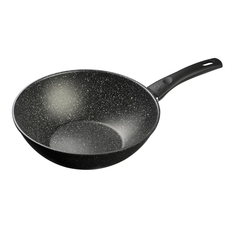 BALLARINI Vipiteno Wok Non-Stick Coating Wok Pan Suitable for Induction Cookers Aluminium Round Diameter 28 cm